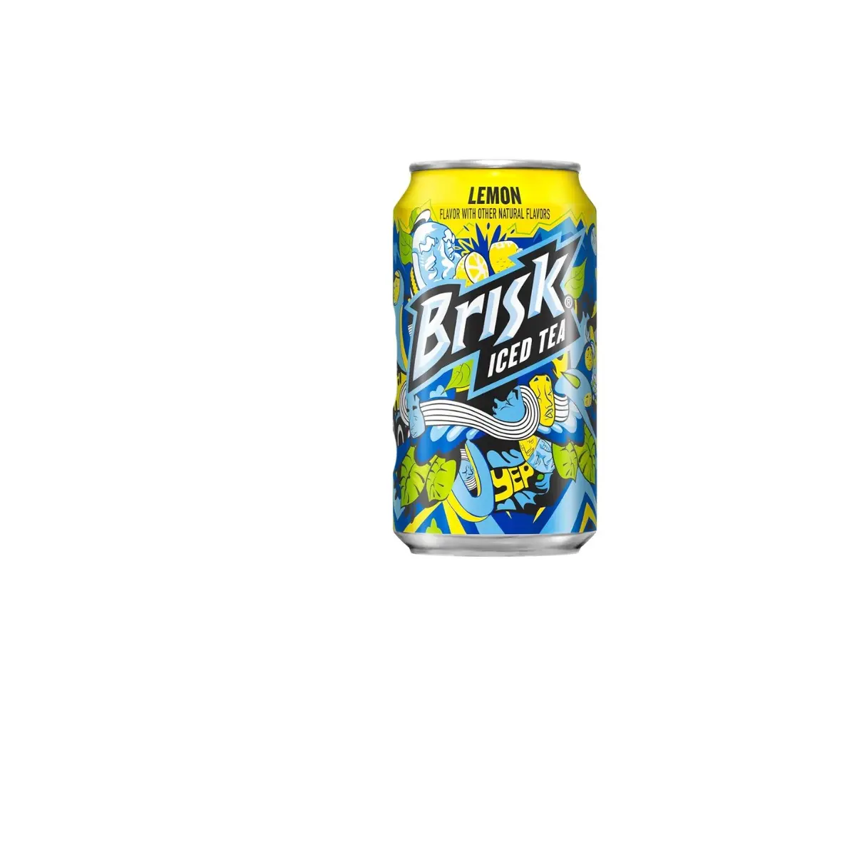 Brisk Lemon Iced Tea, 12 Fl Oz Cans (Pack of 12)