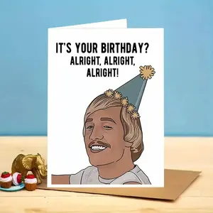 Funny Birthday Card with Envelope, Humorous Design, Perfect for Family, Friends, Parents, Colleagues, Creative Message for Any Celebration, Greeting Card, Funny Dad Card