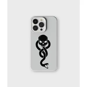 Snake White Silicone Phone Case Bold Reptile Design Phone Cover for iPhone 16 Pro Max 15 Pro Max 14 Pro Max 13 Pro Max iPhone 12 11 XR