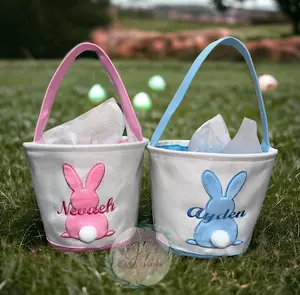 Embroidered Easter Basket