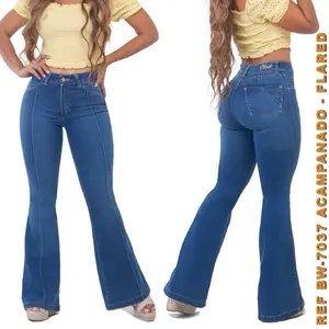 B70-37 Colombian luxury Jeans Color Blue , Strech , Bottoms Fashion Womenswear Style