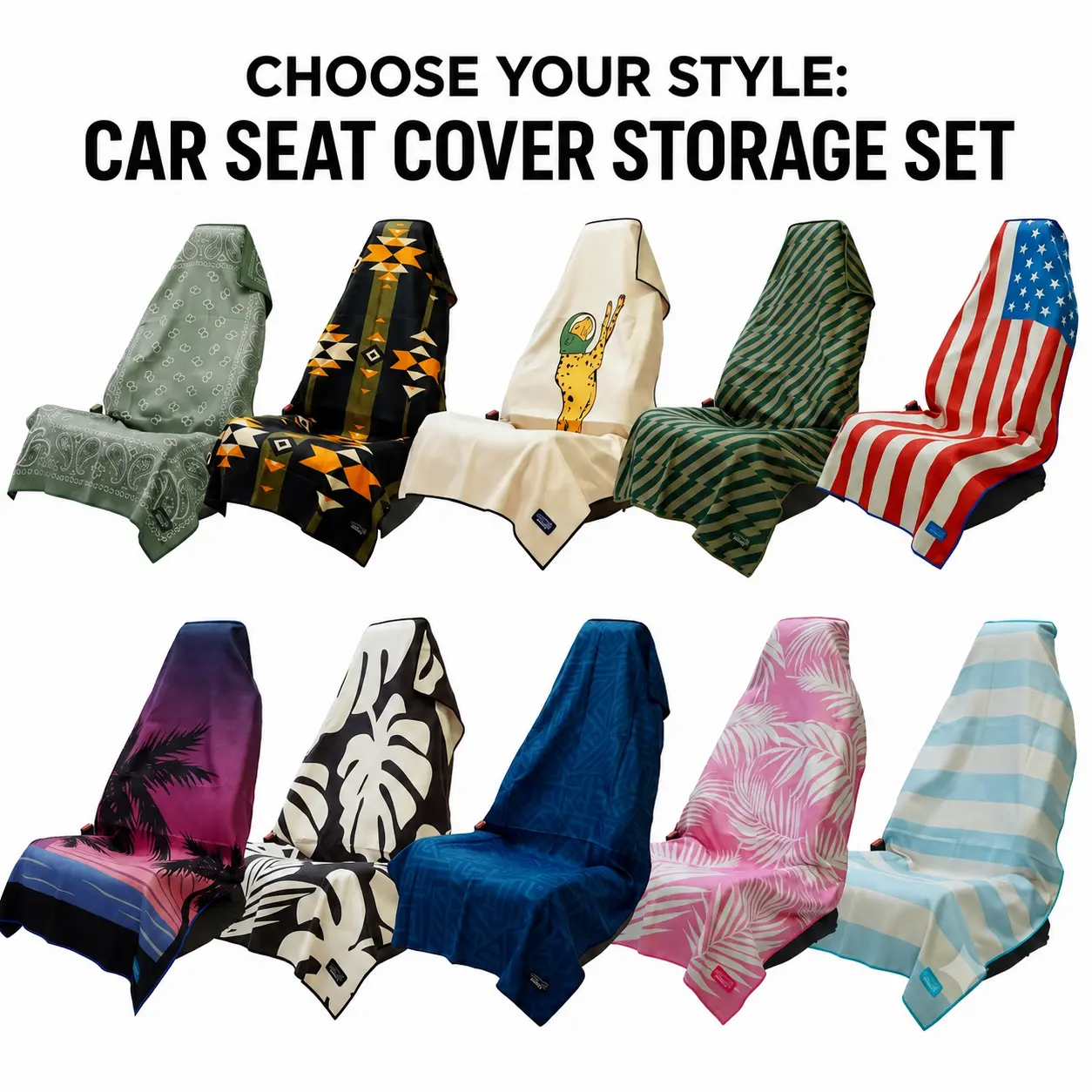 Sprints Performance Microfiber Sports Towel 2026/2027 – Full-Sized Quick-Drying Car Seat Cover Towel for Running, Gym & Outdoor Sports
