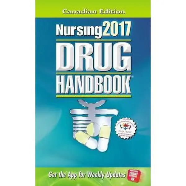 Used Nursing Drug Handbook 2017 by Lippincott Williams & Wilkins - Paperback Book, Nursing School Supplies, Clinical Guide with Updates & New Drugs Sec