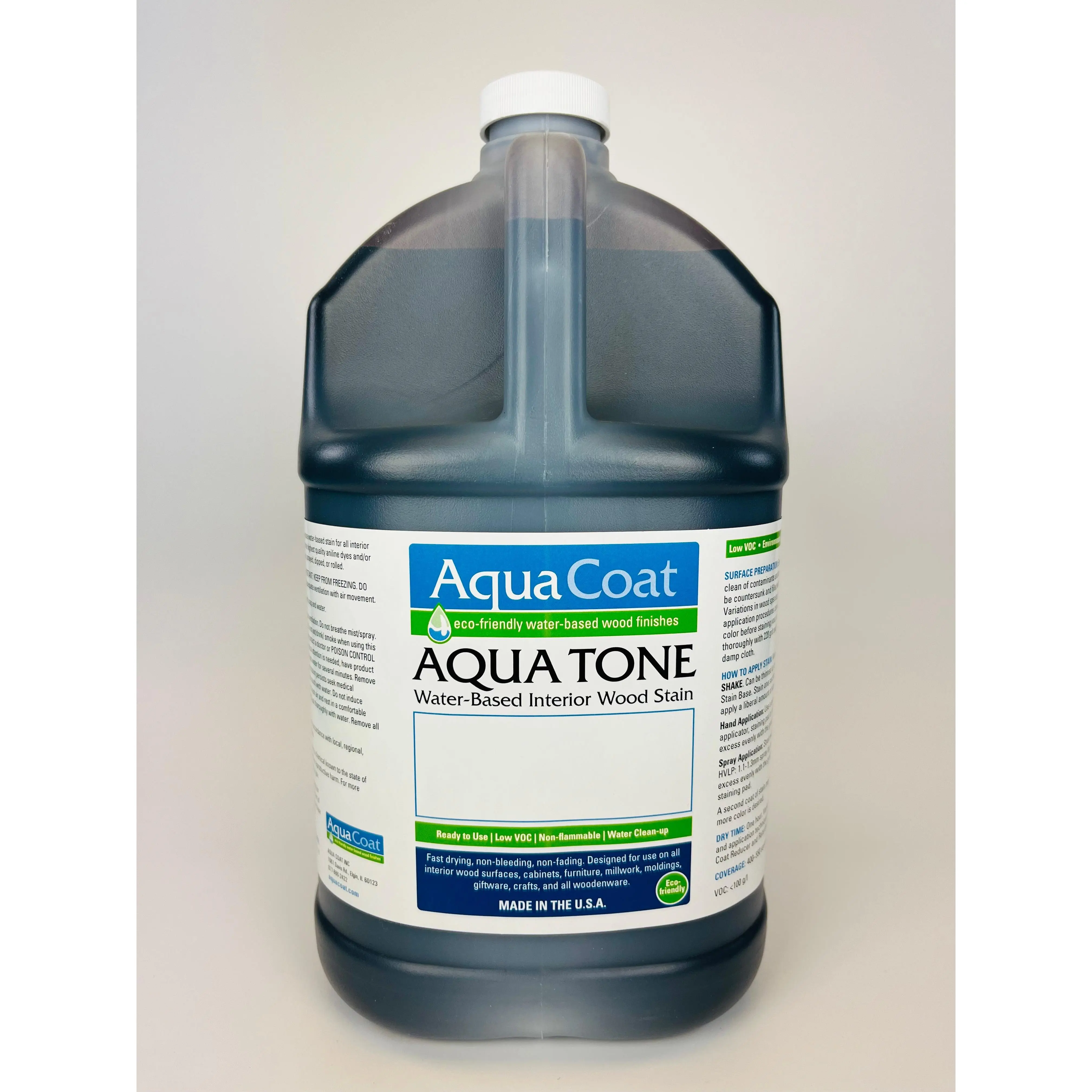 Aqua Coat Aqua Tone Water-Based Wood Stain for All Interior Applications