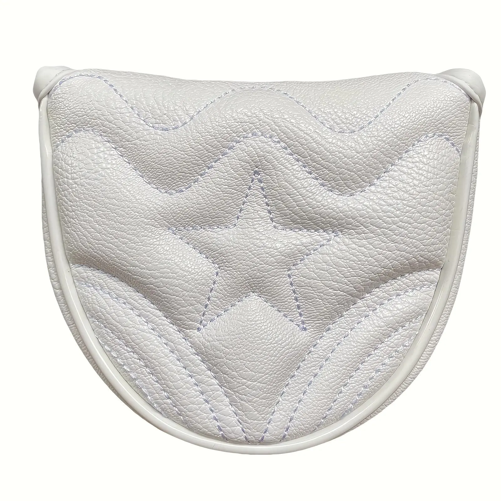 Golf Mallet Putter Headcover, Magnetic Closure PU Fabric Golf Headcover, Golf Accessories for Men and Women, Golf Supply