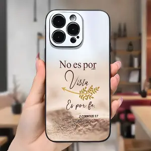 Biblical Aesthetic Christian Pattern Case for iPhone 17 16 15 14 Pro Max 13 12 11 Air XR XS Plus Shockproof Full Camera Protection Durable slim Silicone Cover Gift For Girls and Women