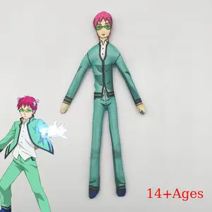 Anime The Disastrous Life of Saiki K Saiki Kusuo Cosplay Cotton Doll Slender Twistable Shape Room Decoration Abstract Model