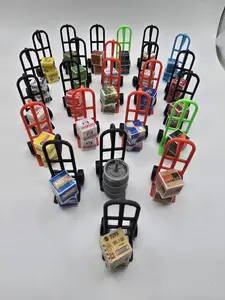 Quantity 1 Mini 3D Printed Dolly with Tiny Crates & Pop Cases | Funny Desk Collectible Gift Size of a Diecast Car COLLECT THEM ALL