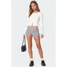 Gingham Scrunch Shorts