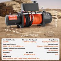 13500 lbs【80 ft】