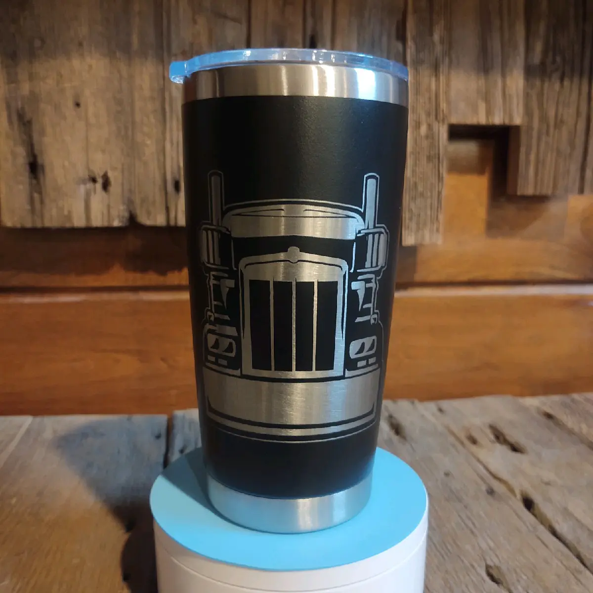 Kenworth Heads or Tails 20oz Portable Mug - Reusable Stainless Steel with Lid, Available in 4 Color Options for Hydration and Style - Flasks, Washable, Bottled