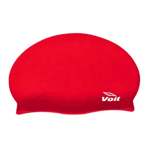 Swim Cap Silicone for Adults – Training & Recreation | Red