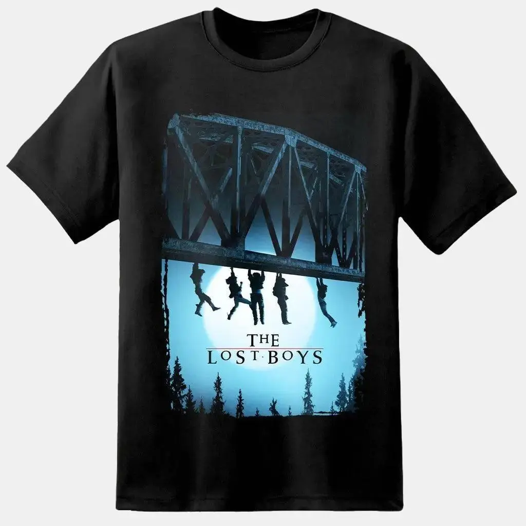 Lost Boy's Vampire Bridge T-Shirt, The Lost Boy's Retro Vintage Style Unisex Shirt All Sizes, Lost Boy's Gift Tee Fans