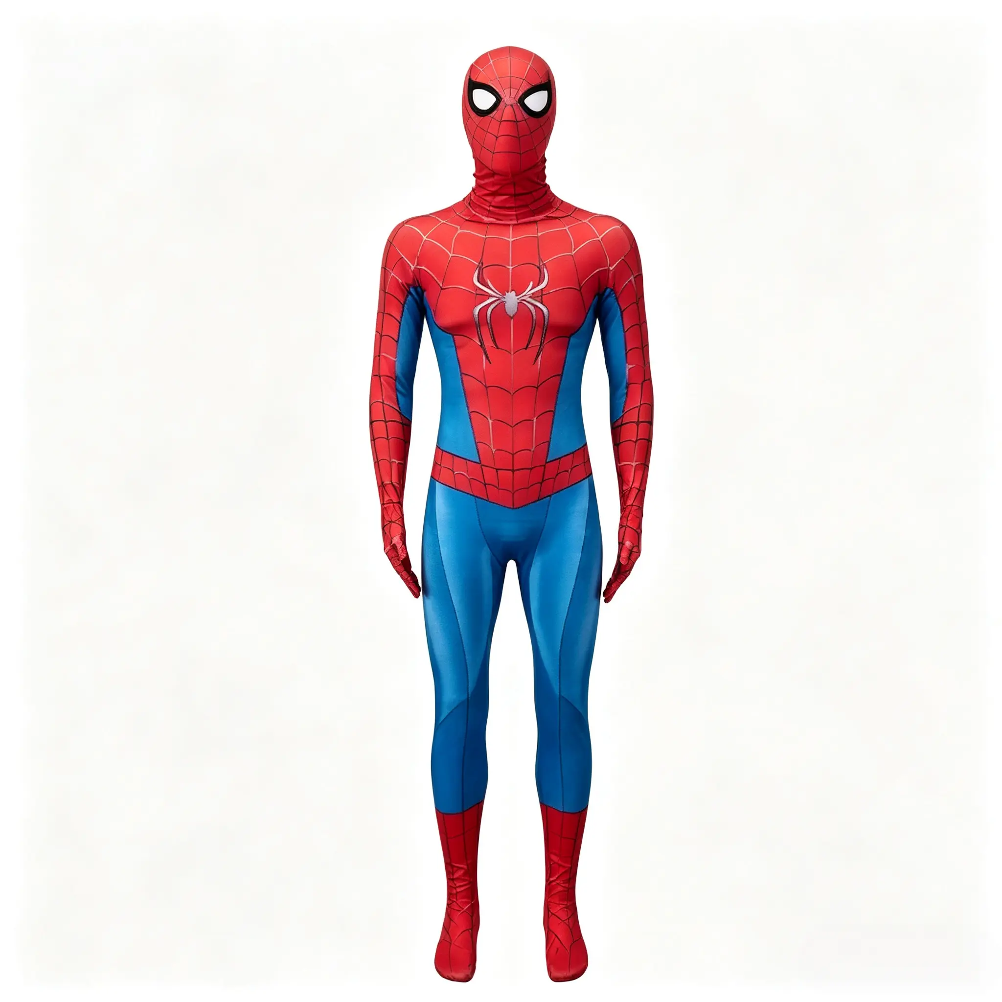 Marvel Spider‑Man 4 Brand New Day Suit, Superhero Cosplay Jumpsuit Costume, Full‑Body Zentai Outfit for Halloween Party Role‑Play