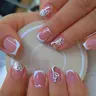 Short Square Press on Nails with Nail File & Tape, 96pcs/set Reusable Glossy Removable False Nails Fake Nails for Women & Girls DIY Nail Art, Effortless Press on Nails Set