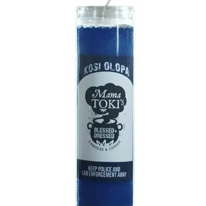 Mama Toki's Kosi Olopa Dressed Law Candle – Legal Protection & Court Success | Stay Safe, Win Cases, Keep Law Away | Add to Cart Buy Now | Spiritual Defense for Court, Cops & Chaos