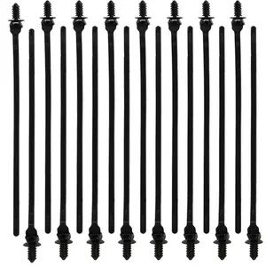 100Pcs Push Mount Cable Zip Tie 8.30 inch Nylon Self Locking Cable Strap,Heavy Duty Nylon Push Mount Self Locking UV Resistant Assortment For Indoor,Construction,Electronic and Auto - Home Improvement.Outdoor Gardening