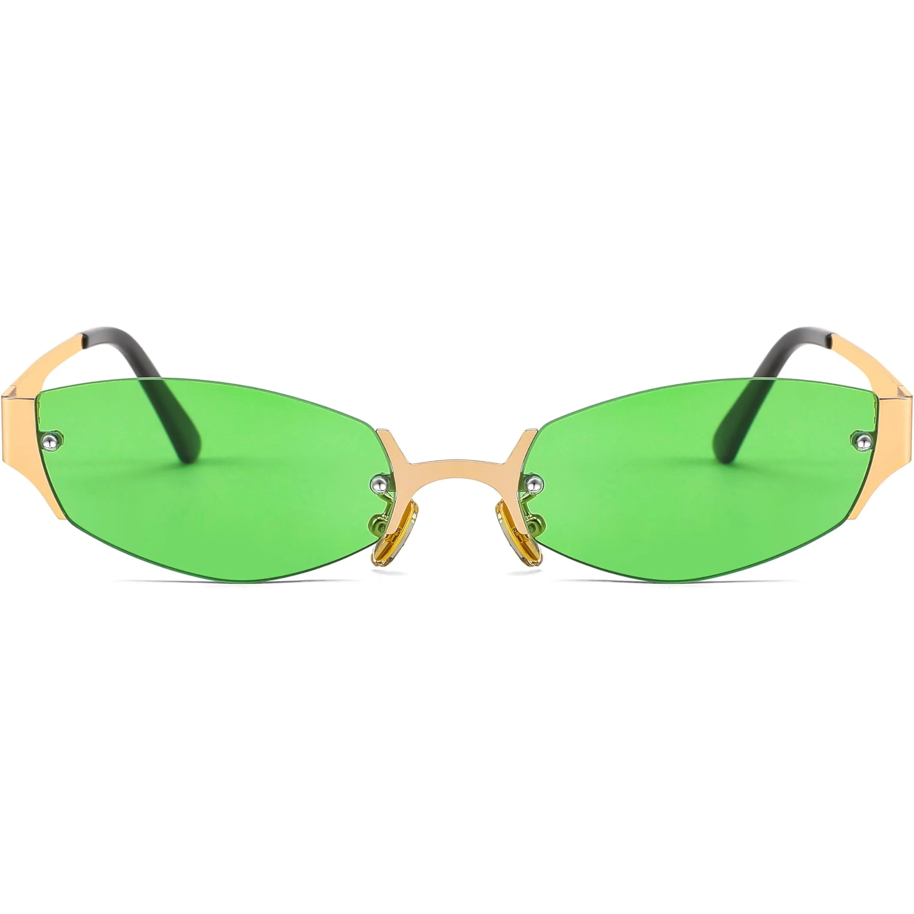 FEISEDY Retro Oval Sunglasses Women Men Fashion Designer Cosplay Glasses Halloween Party Accessories B2376 FEISEDY Retro Oval Sunglasses Women Men Fashion Designer Cosplay Glasses Halloween Party Accessories B2376
