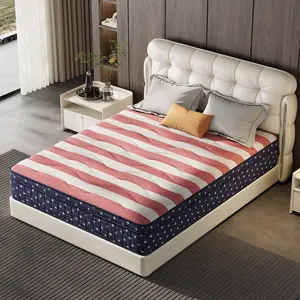 【EVLWZL】10/12 Inch Twin, Full, Queen, King Mattress Memory Foam And Spring, Hybrid MattressMedium Firmness, Lumbar Support, For Home Rooms Hotels, Boxed Halloween ChristmasGift Furniture Ergonomic queen size mattress Interior Modern queen size mattress