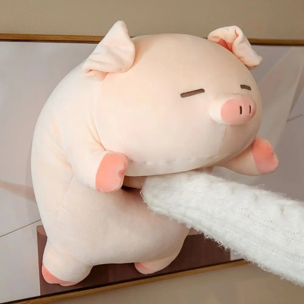 40-60cm Bobo Pig Plush Toy Round Eye Squinting Eye Large Size Party Posture Sleeping Hold Pillow Pig Doll Child  Birthday Gift
