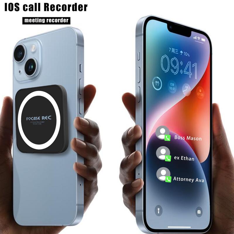 AI Digital Voice Recorder with Transcription & Summary,Perfect for Bussiness Profession, Couple, 64GB, Supports 100 Languages, Call Recording, App Control, Secure, Magnetic Design (Black) recorder AI Voice