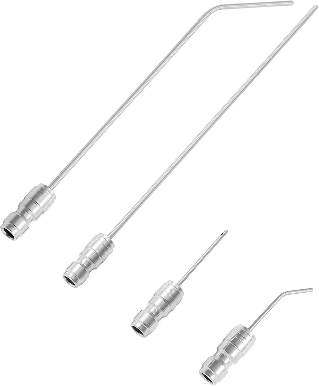 Pohir High Pressure Washer Nozzle Kit, 4-Pack 1/4” Quick Connect Power Washer Nozzles with Needle Tips for Car Cleaning, Narrow Crevices & Home Appliance Maintenance, Power Washer Nozzle