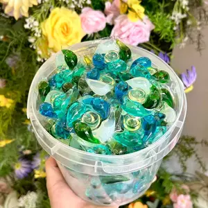5-in-1 Rotating Ocean Laundry Pearls, 12 grams each, 30/80 washes, to keep clothes and sheets fresh; eco-friendly fabric softener alternative, formula ingredients durable and natural.