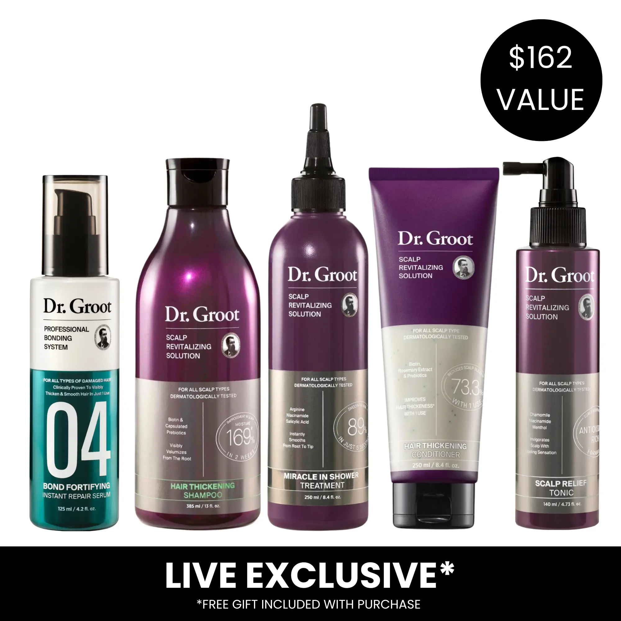 4-Step Complete Set + FREE Instant Repair Serum