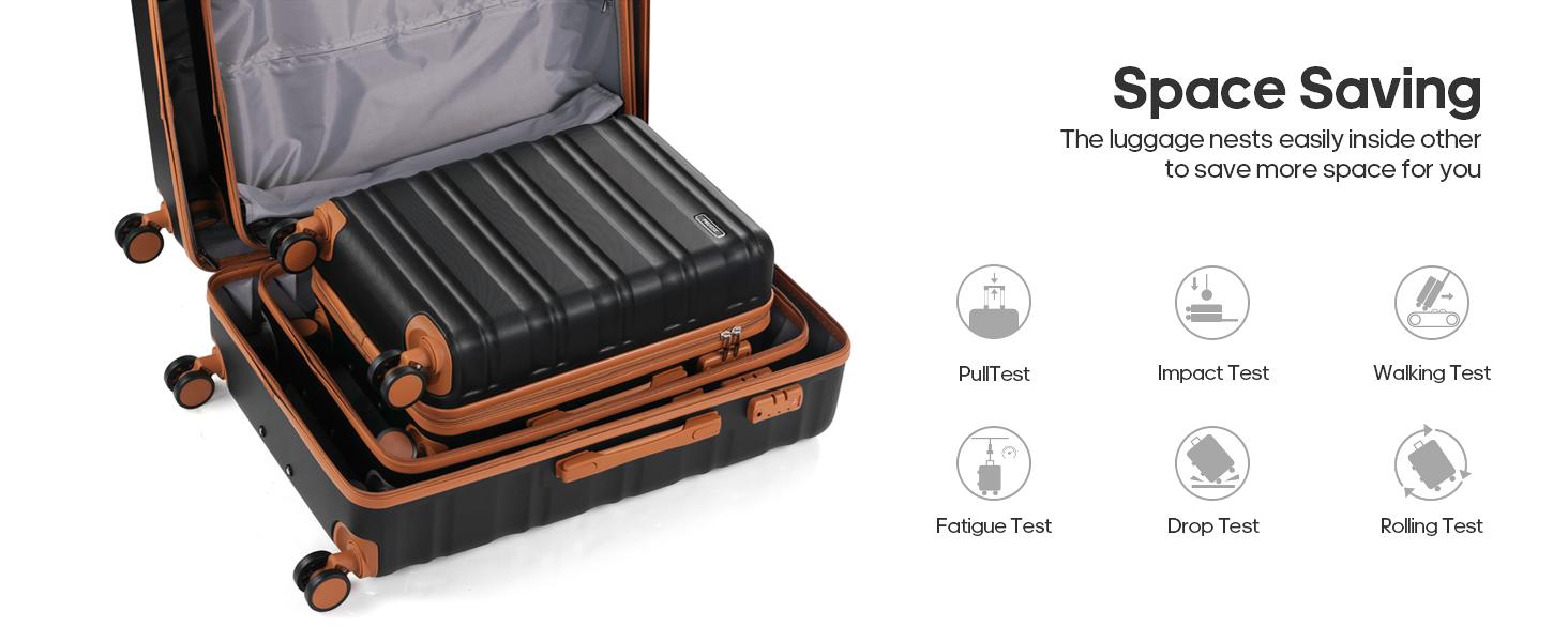 Miusse 7-Piece Hardside Luggage Set – 20/24/28 Inch Spinner Suitcases with TSA Lock, Carry-On, Travel Backpack & 3 Packing Cubes#SpringStatements Miusse 7-Piece Hardside Luggage Set – 20/24/28 Inch Spinner Suitcases with TSA Lock, Carry-On, Travel Backpack & 3 Packing Cubes#SpringStatements