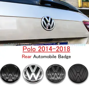 Car Logo Front Grille Badge Rear Trunk Emblem Replacement Parts, Fits Polo 2014-2018, High-Quality Automotive Accessories