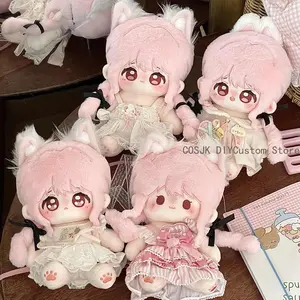 20cm Cute Pink Infinity Nikki Cotton Figures Printed Normal Body Figure Model 10CM Mascot Plushie Stuffed Pillow Birthday Gift