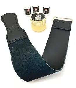 G.B.S Leather Strop and Strop Paste, Vials of Styptic Powder