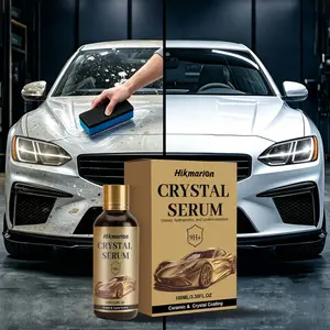 Crystal Serum Graphene Ceramic Car Coating 100ML 9H Auto Detailing Long Lasting Gloss Hydrophobic Scratch Resistant Paint Protection Car Care Nano Coating