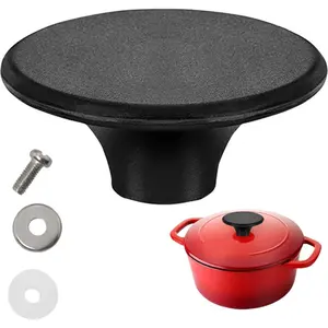 Knob Compatible with Pan, Pots Lid Handle Replacement, for Lodge, Aldi and Other Enameled Cast Iron(1 Pack)