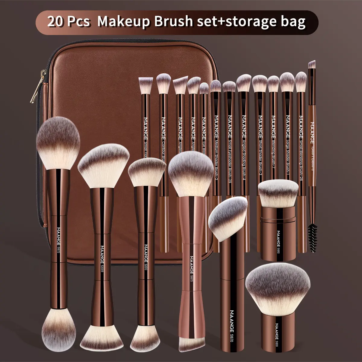 MAANGE Makeup brushes Set 1 Set Multifunctional Makeup Brushes for Powder Liquid Cream Makeup Tools for Women Cosmetics Brushes Set Makeup Kits Makeup Brushes Set Makeup Tools Cosmetics Kits Concealer Brush
