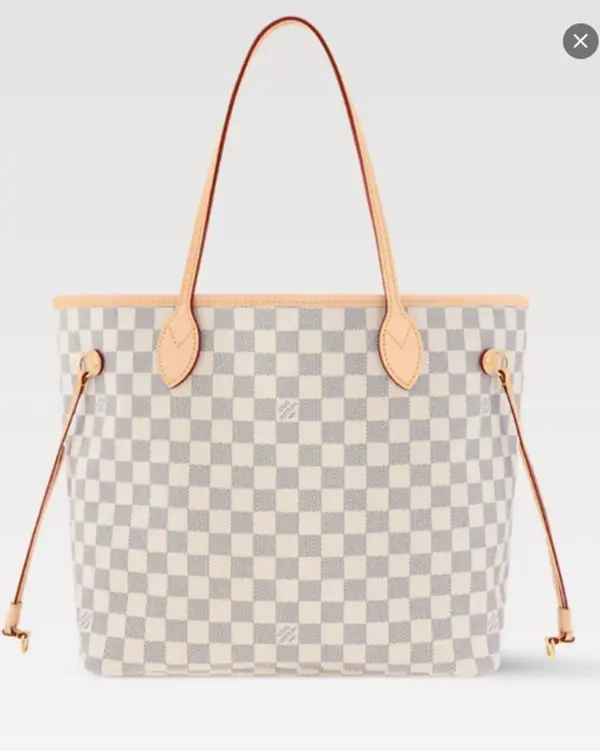 Pre-owned Louis Vuitton Canvas Shoulder Bags Neverfull MM