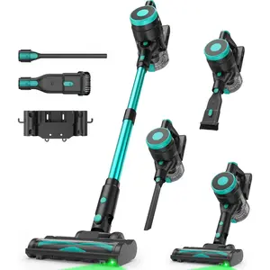 Cordless Vacuum Cleaner,45Mins Runtime Vacuum Cleaners for , Anti- and 1.5L Dust Cup, Lightweight Vacuum for Hardwood Floor Carpet