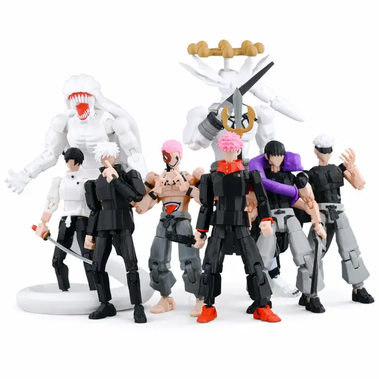 Jujutsu Kaisen Movable Action Figure Lucky Dummy Series Anime Collectible Mannequin Toy (RANDOM 1PC)