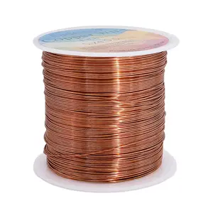 Tarnish Resistant Copper Wires 24 Gauge/0.5mm Jewelry Craft Beading Wire for Jewelry Making Wire Wrapping and Crafting(Copper)