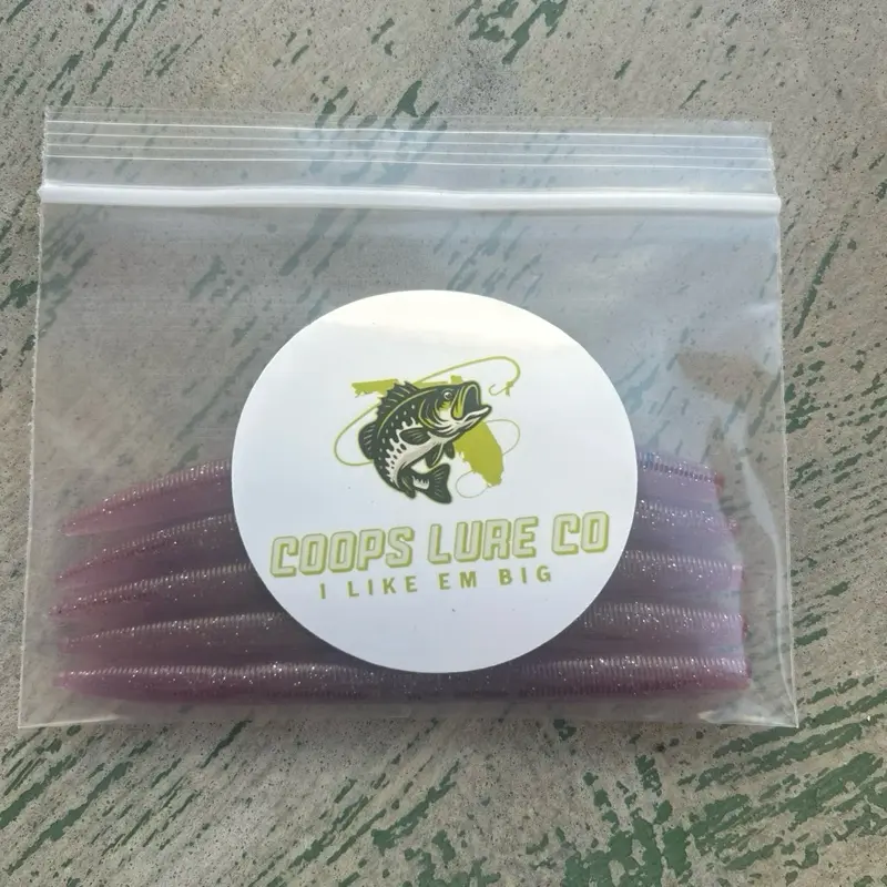 Lavender-Sparkle Senko Soft Plastic Fishing Lure