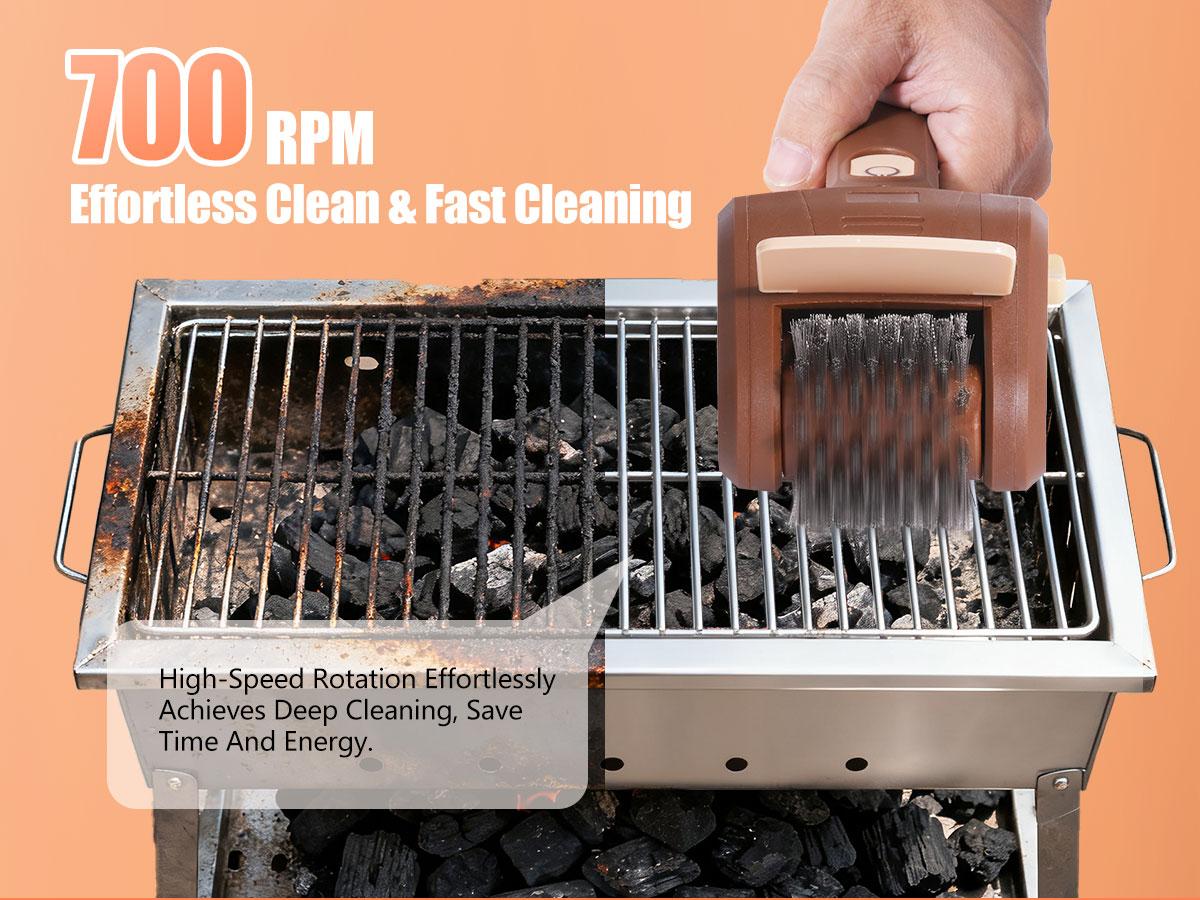 LRLY Electric BBQ Grill Brush, Safe Bristle Free with 2 Replaceable Heads, Cordless Rechargeable, Fast Clean, Camping Essentials Outdoor BBQ Cleaner for All Grill Types, Grill Season 2026 #DealsForYouDays LRLY Electric BBQ Grill Brush, Safe Bristle Free with 2 Replaceable Heads, Cordless Rechargeable, Fast Clean, Camping Essentials Outdoor BBQ Cleaner for All Grill Types, Grill Season 2026 #DealsForYouDays