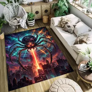 Dark Spider-Man Stylish and creative printed rugs, hallway/balcony rugs, bathroom/entrance doormats, home décor, living room/bedside rugs, Halloween/Christmas/birthday gifts.