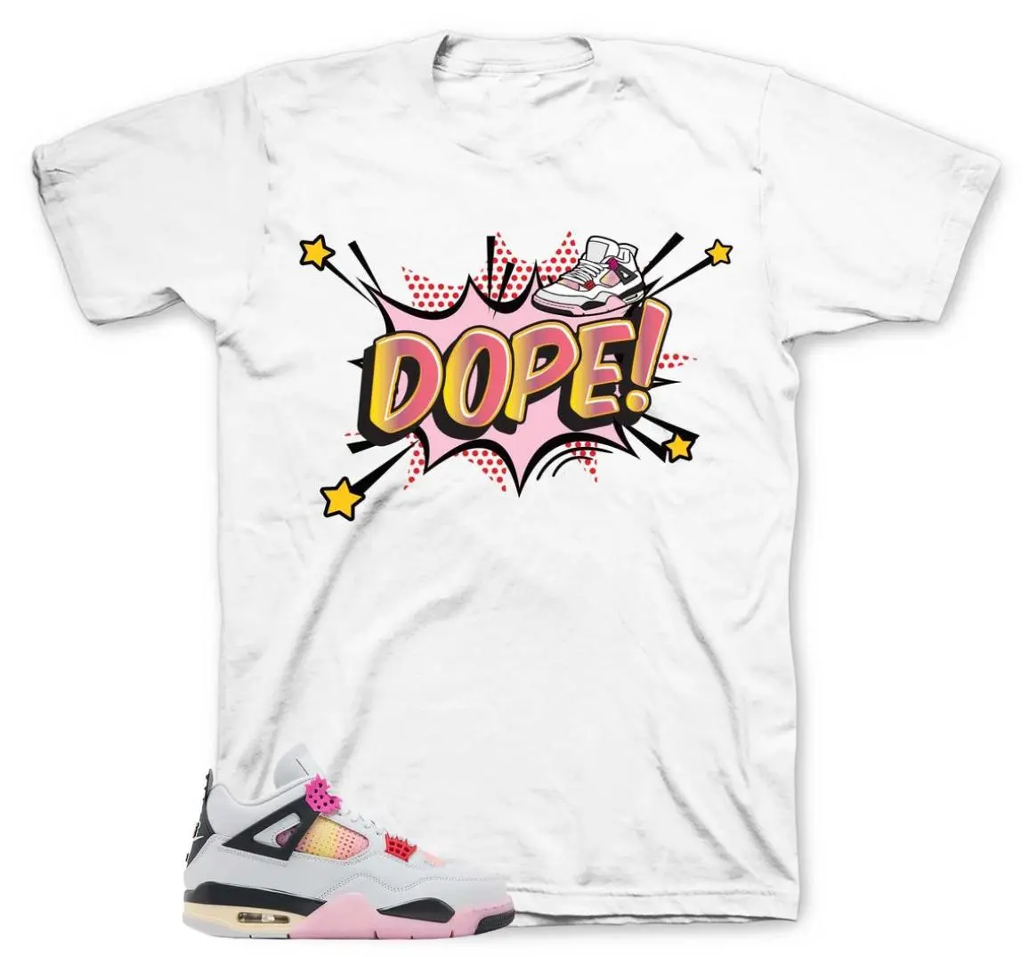 4 Comic Shirt, 4 Comic Graphic T-Shirt, D4 FreshTee Match Sneaker