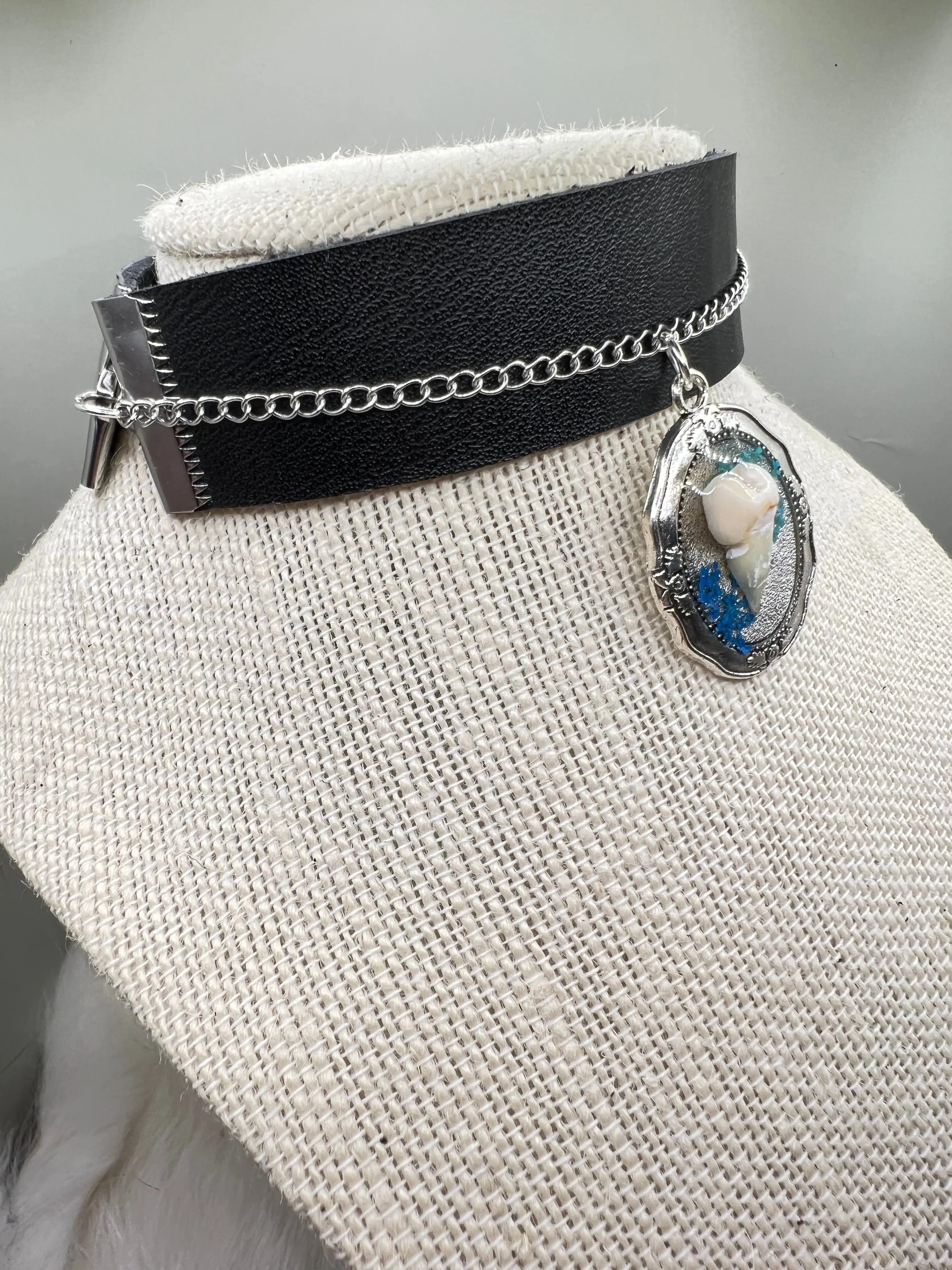 “The Hermit” Human Teeth Choker Necklace