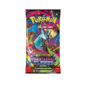 Pokémon Phantasmal Flames 5 Booster Packs - Mega Evolution