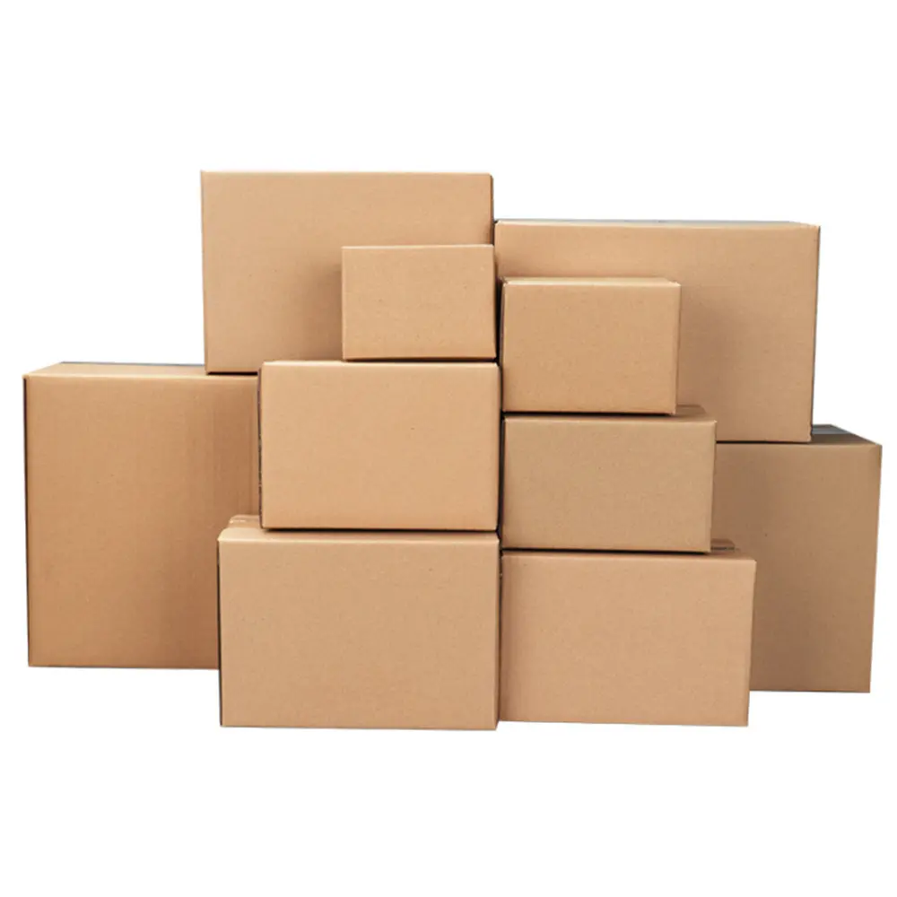 Shipping Boxes Small 6"L x 4"W x 4"H, 100-Pack | Corrugated Cardboard Box for Packing, Moving and Storage