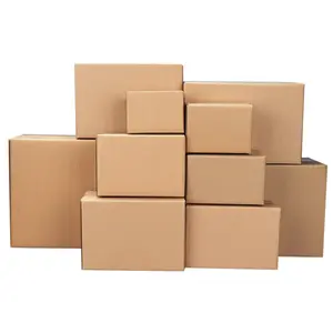 Shipping Boxes Small 6"L x 4"W x 4"H, 100-Pack | Corrugated Cardboard Box for Packing, Moving and Storage