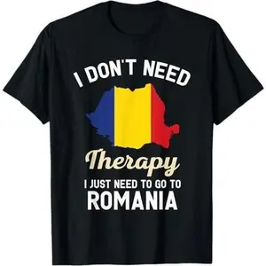 Romania Romanian Flag Map Travel Gifts T-Shirt