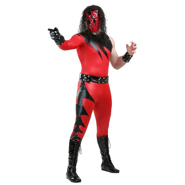 Plus Size WWE Kane Men's Costume