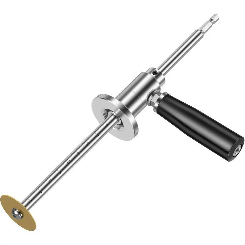 Fathersdaygift PVC Pipe Inside Cutter with Diamond Grit Cutting Wheel and Handle, Fit for 1-1/2 Inch to 8 Inch,7 Inch Adjustable Cutting Depth,1/4in Hex Shank Fit for Impact Drivers and Drills,TikTokShopBlackFriday adjustable depth gauge Fathers Day Gifts